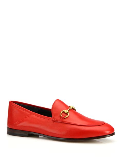 gucci brixton red|gucci brixton loafer women.